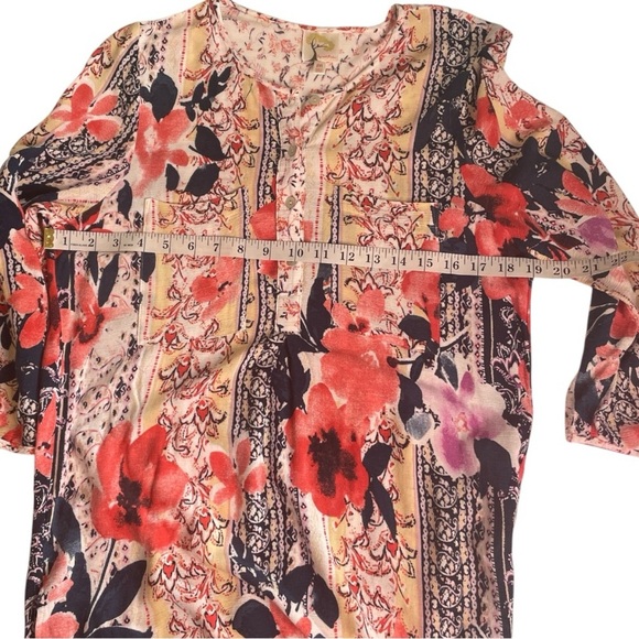 Anthropologie Fig and Flower Floral Tunic - Picture 8 of 8